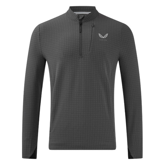 Castore Flex Tech 1/2 Zip Mens Golf Pullover Top 2024 GMD40827-110 Gunmetal 110 M 