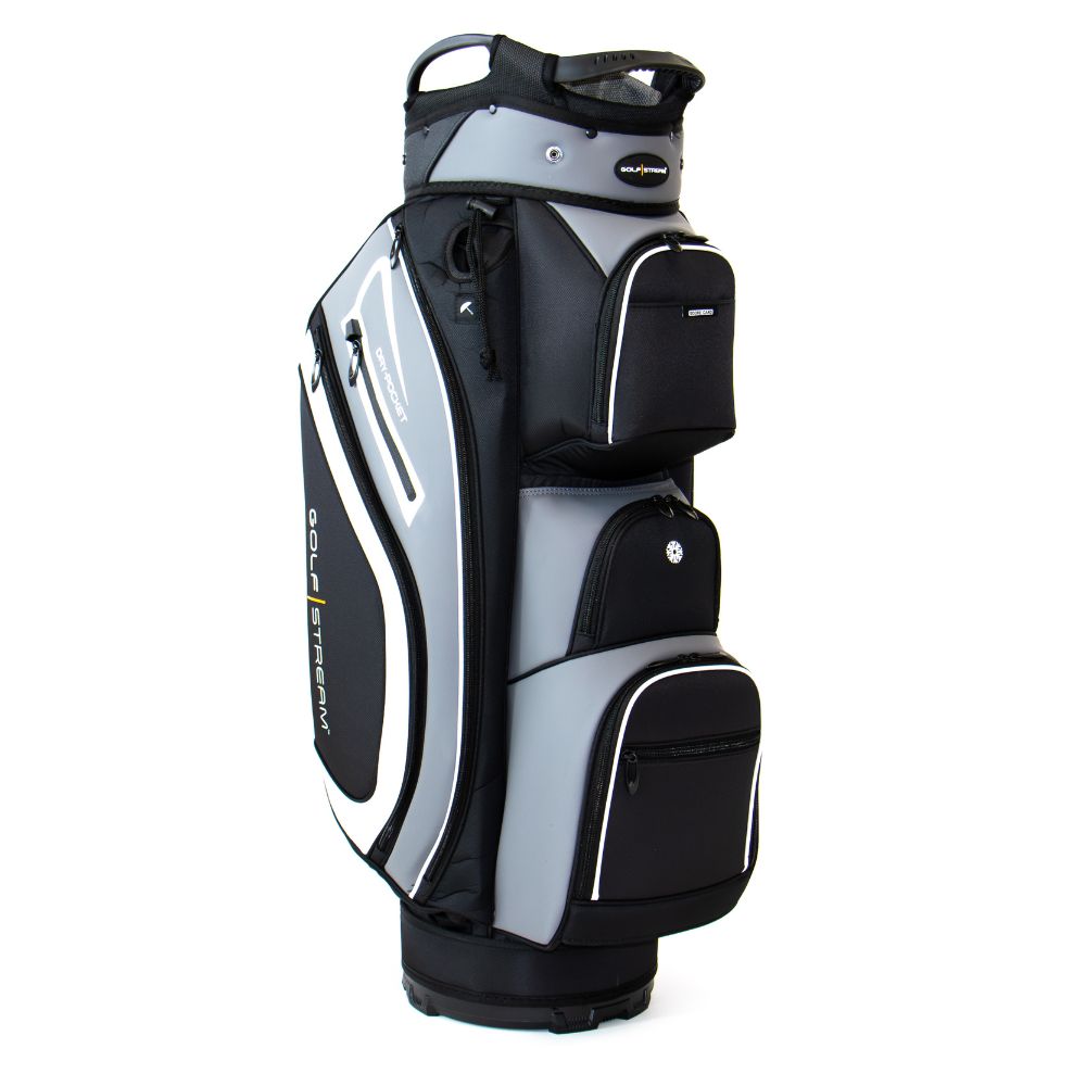 Golfstream Deluxe Golf Cart Bag Black / Grey  