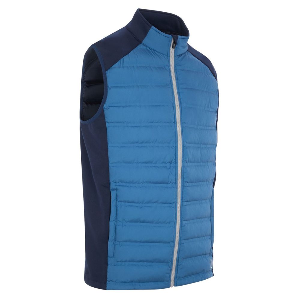 ProQuip Helm Quilted Gilet Navy/Mid Blue M 