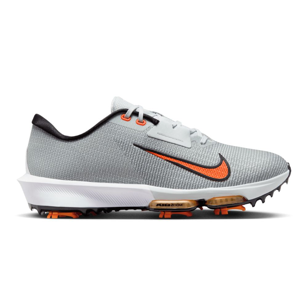 Nike Air Zoom Infinity Tour Next % 2 Mens Spikeless Golf Shoes 2025 - HQ2158-001 Pure Platinum / Safety Orange-White 001 8