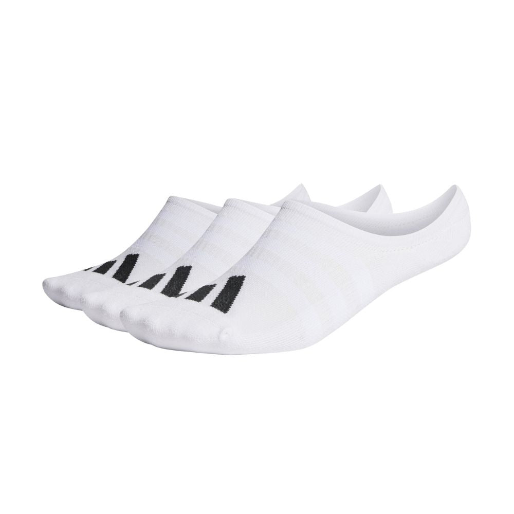 adidas No Show Socks 3 Pack 2025 - HS5577 White 8.5-11