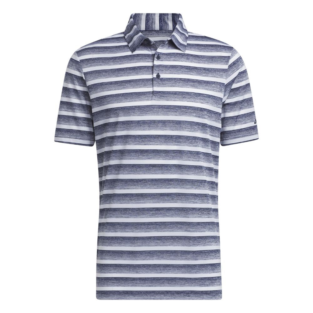 adidas 2 Colour Stripe Mens Golf Polo Shirt 2025 - HS7580 Collegiate Navy / White HS7580 M