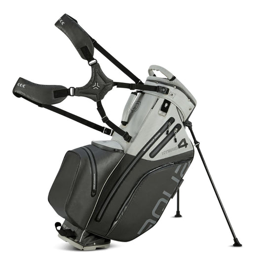 Big Max Aqua Hybrid 4 Golf Stand Bag 2025 - Grey / Silver Grey / Silver