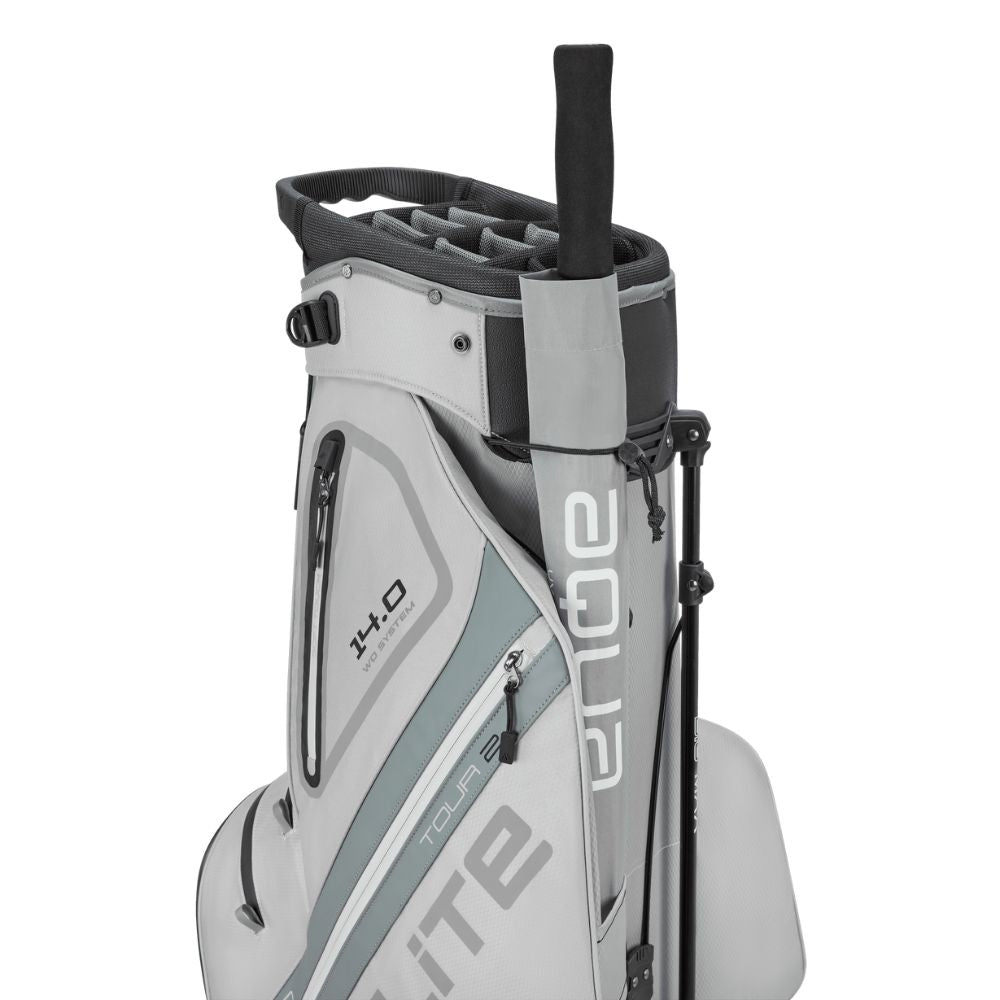 Big Max Dri Lite Hybrid Tour 2 Stand Golf Bag 2025 - Silver / Grey