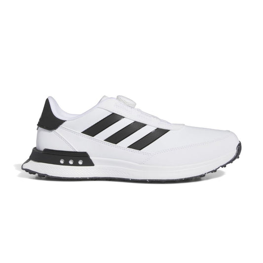 adidas S2G BOA Mens Spikeless Golf Shoes 2025 - IF0286 White / Core Black / White 8