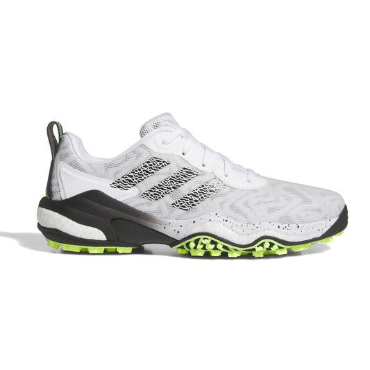 adidas Codechaos 25 Spikeless Mens Golf Shoes - IF3268 White/Black/Lucid Lemon 8 