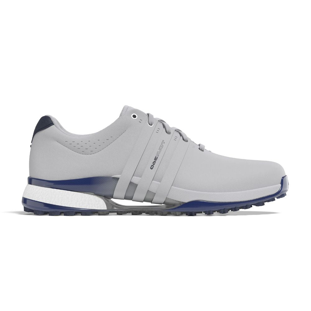 adidas Tour360 Mens Spikeless Golf Shoes 2025 - IH2198 Dash Grey / Dash Grey / Collegiate Navy 8