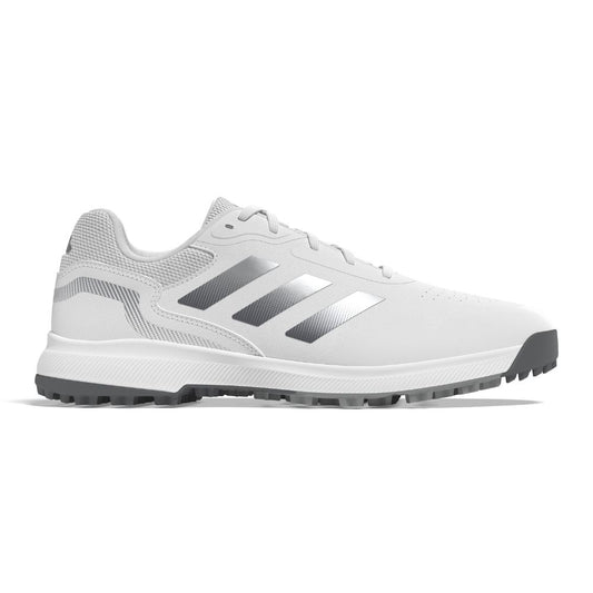 adidas Traxion Response SL Mens Spikeless Golf Shoes 2025 - IH2247 White / Silver Metallic / Iron Metallic 7