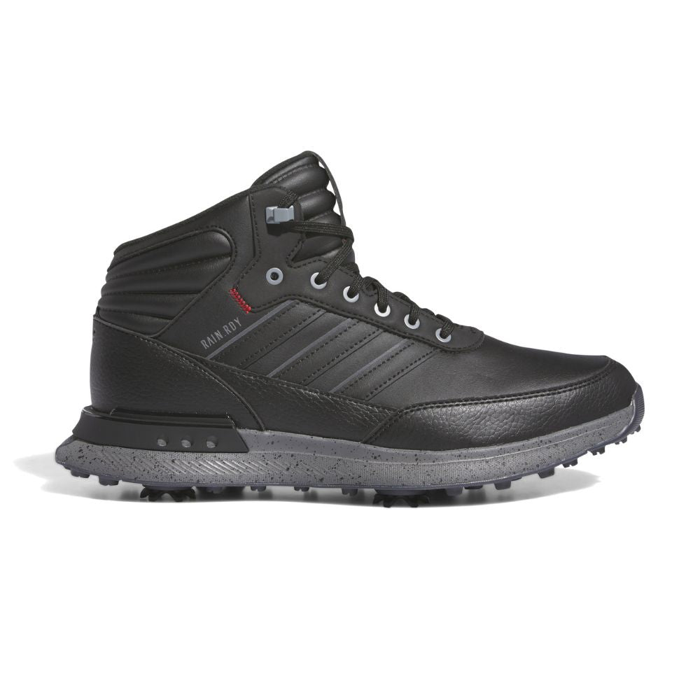 adidas S2G RAIN.RDY Mens Winter Golf Boots 2024 - IH5177 Core Black / Iron Met / Better Scarlet 7 