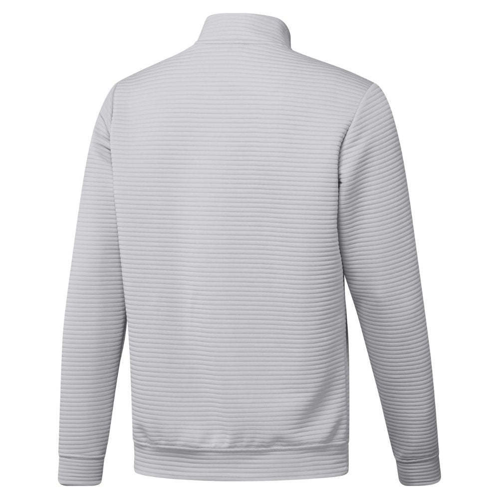 adidas Ultimate365 DWR Textured 1/4 Zip Mens Pullover Golf Top 2025 - IL0559