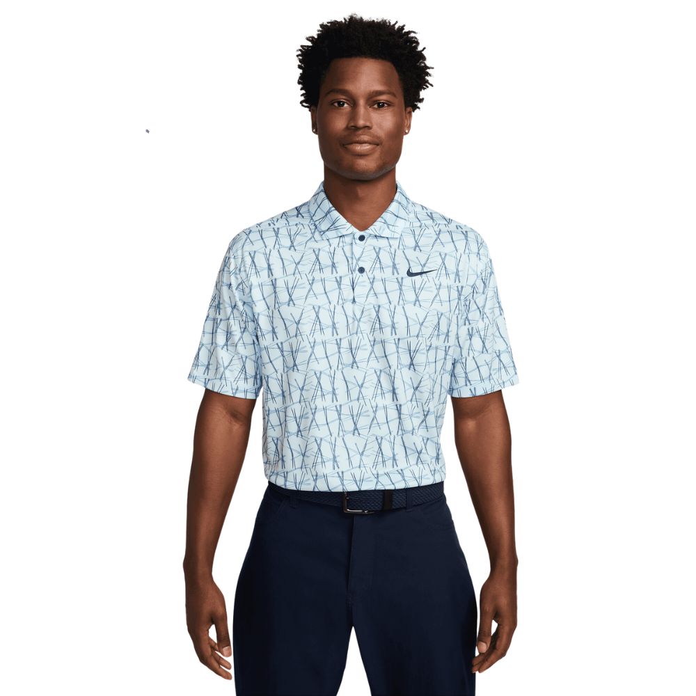 Nike Dri-Fit Victory + Longleaf Golf Polo Shirt 2024 - FQ1134 474 Glacier Blue / Midnight Navy / Midnight Navy 474 M 