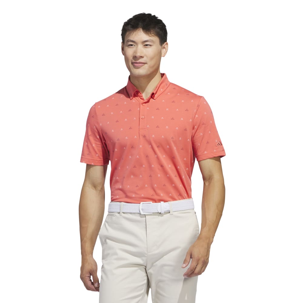 adidas Golf Go-To Print 2 Polo Shirt IS7333   