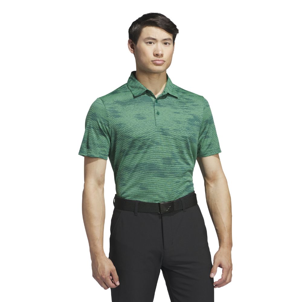 adidas Ultimate365 Textured Stripe Golf Polo Shirt 2024 - IT0156   