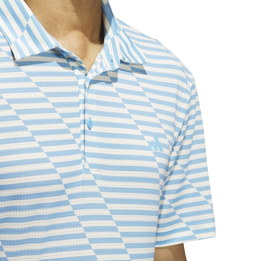 adidas Mesh Print Golf Polo Shirt - IU4394