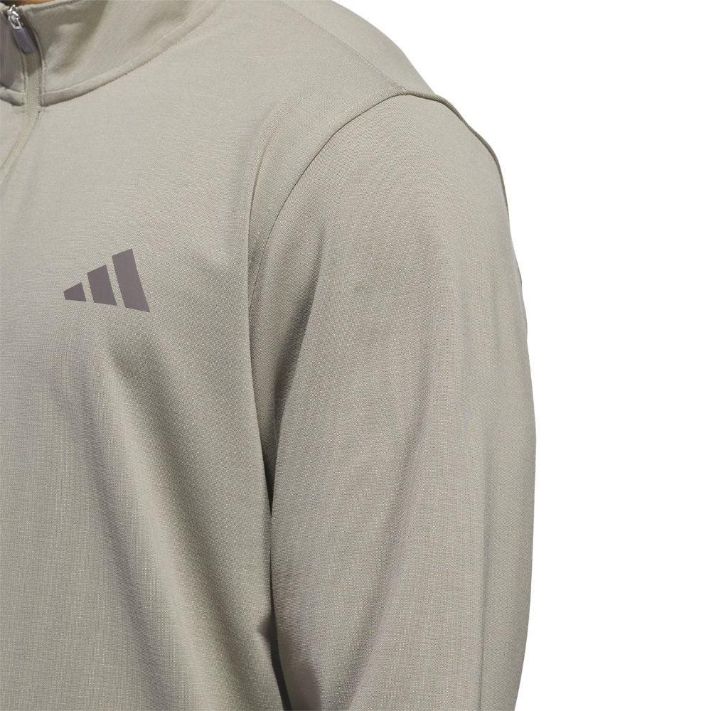 adidas Elevated Mens 1/4 Zip Golf Pullover Top 2024 - IU4492   