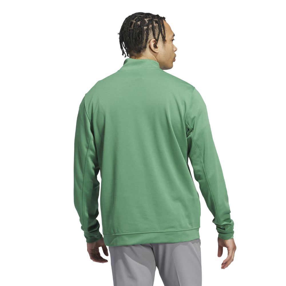 adidas Elevated Mens 1/4 Zip Golf Pullover Top - IW0499