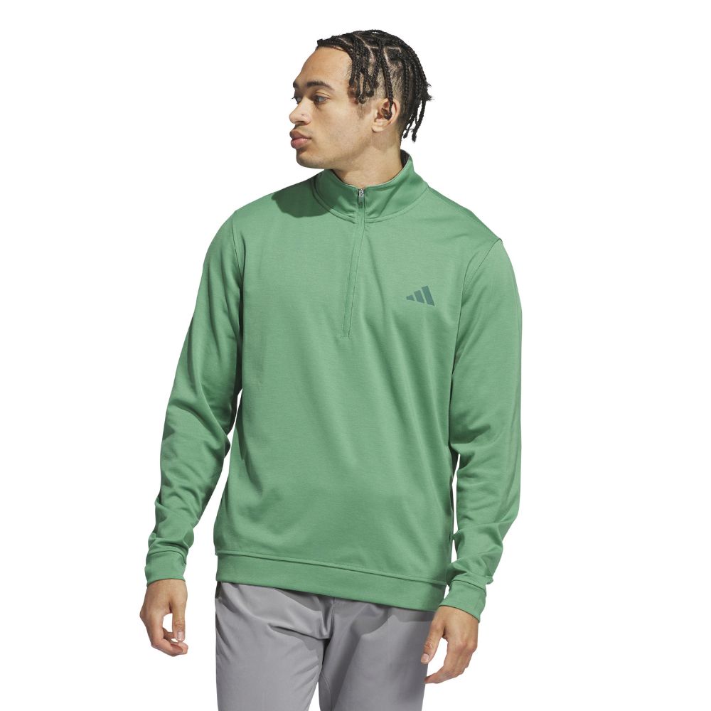 adidas Elevated Mens 1/4 Zip Golf Pullover Top 2024 - IW0499   