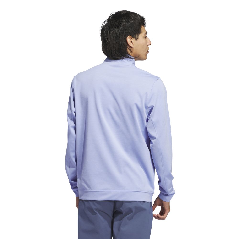 adidas Elevated Mens 1/4 Zip Golf Pullover Top - IW0500