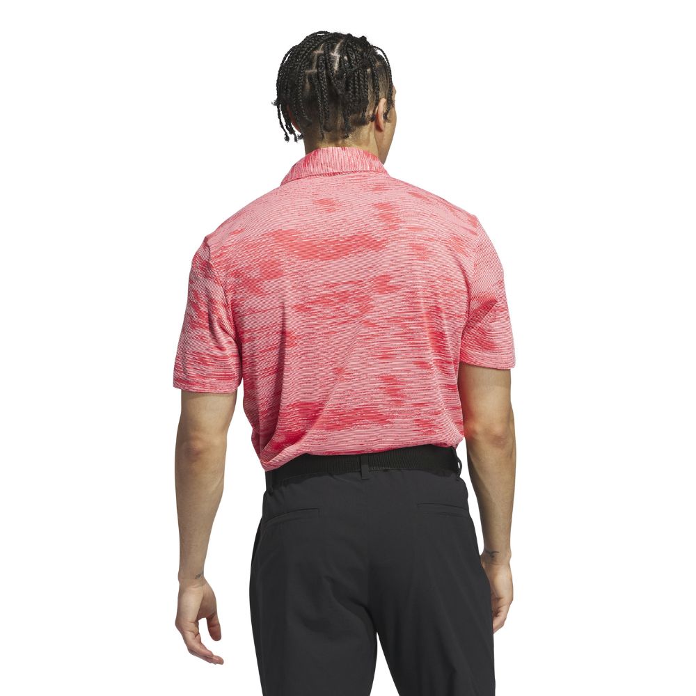 adidas Ultimate365 Textured Stripe Golf Polo Shirt - IW1404