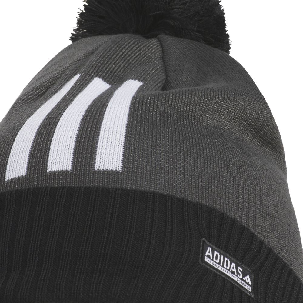 adidas Golf Three Stripe Pom Beanie Hat 2024 - IW9154   