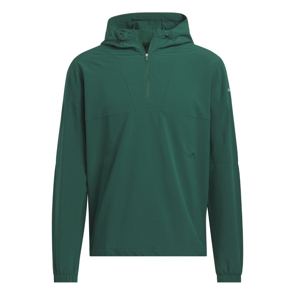 adidas Ultimate365 Club Mens Golf Pullover Hooded Anorak 2024 - IZ4222 Collegiate Green M 