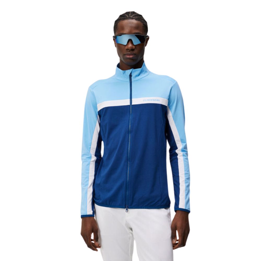 J.Lindeberg Jarvis Golf Mid Layer O092 - Little Boy Blue Little Boy Blue O092 M 