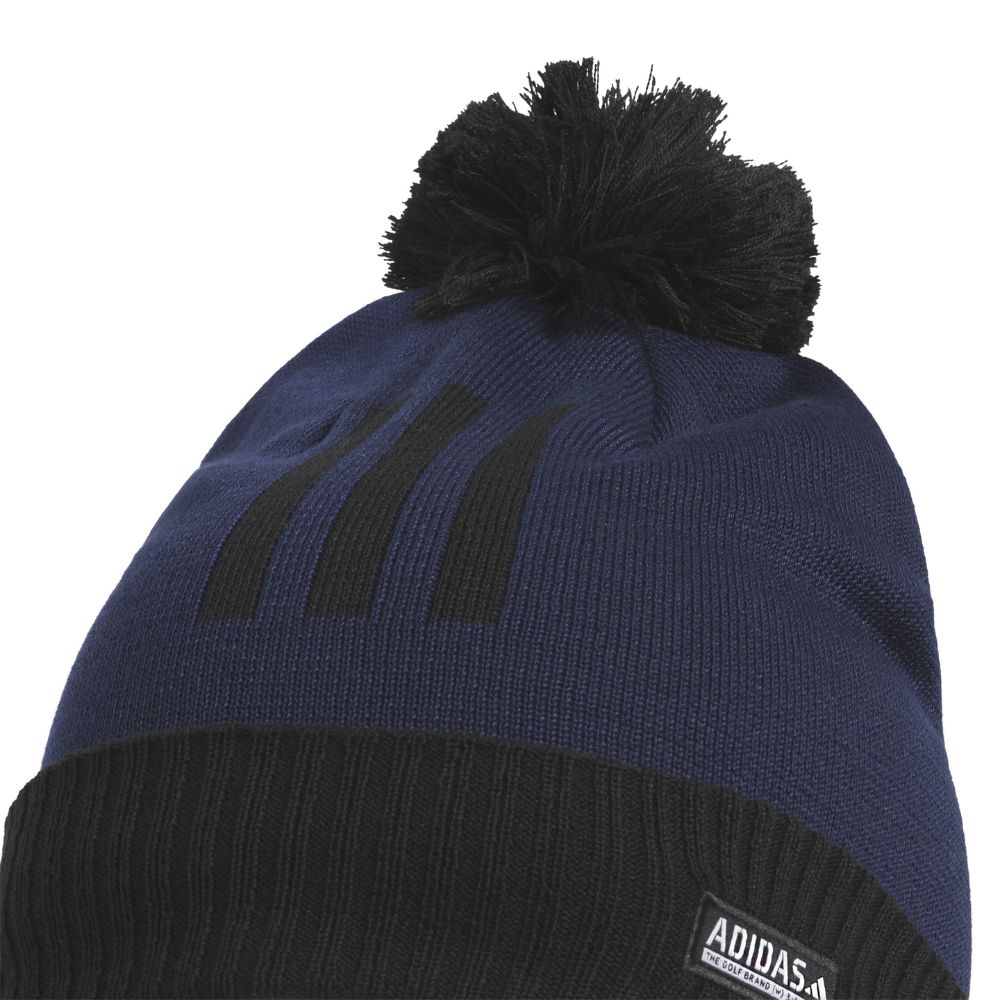 adidas Golf Three Stripe Pom Beanie Hat 2024 - JI7559   