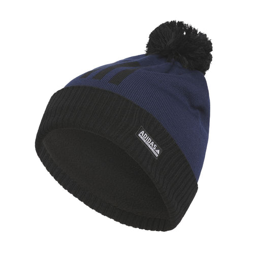 adidas Golf Three Stripe Pom Beanie Hat 2024 - JI7559 Collegiate Navy  