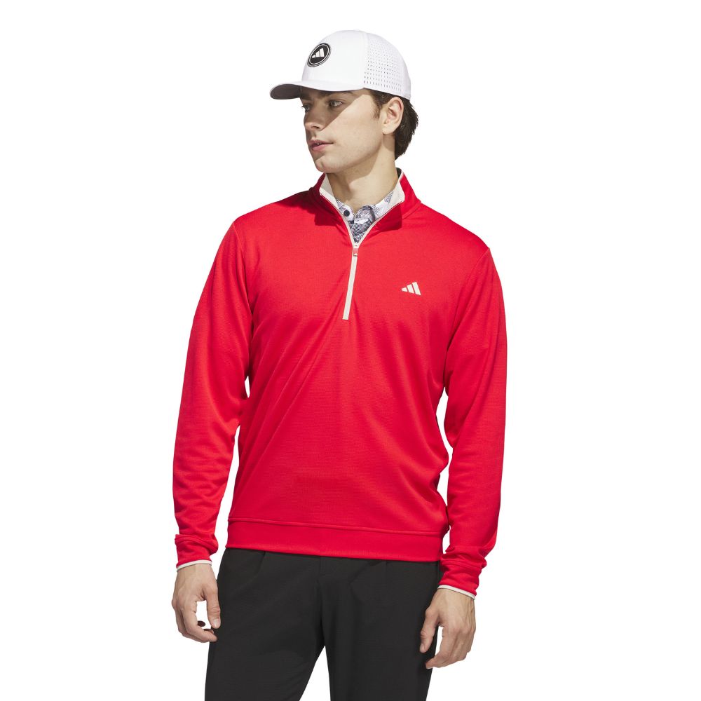 adidas Core Lightweight 1/2 Zip Mens Golf Pullover Top 2025 - JJ1712