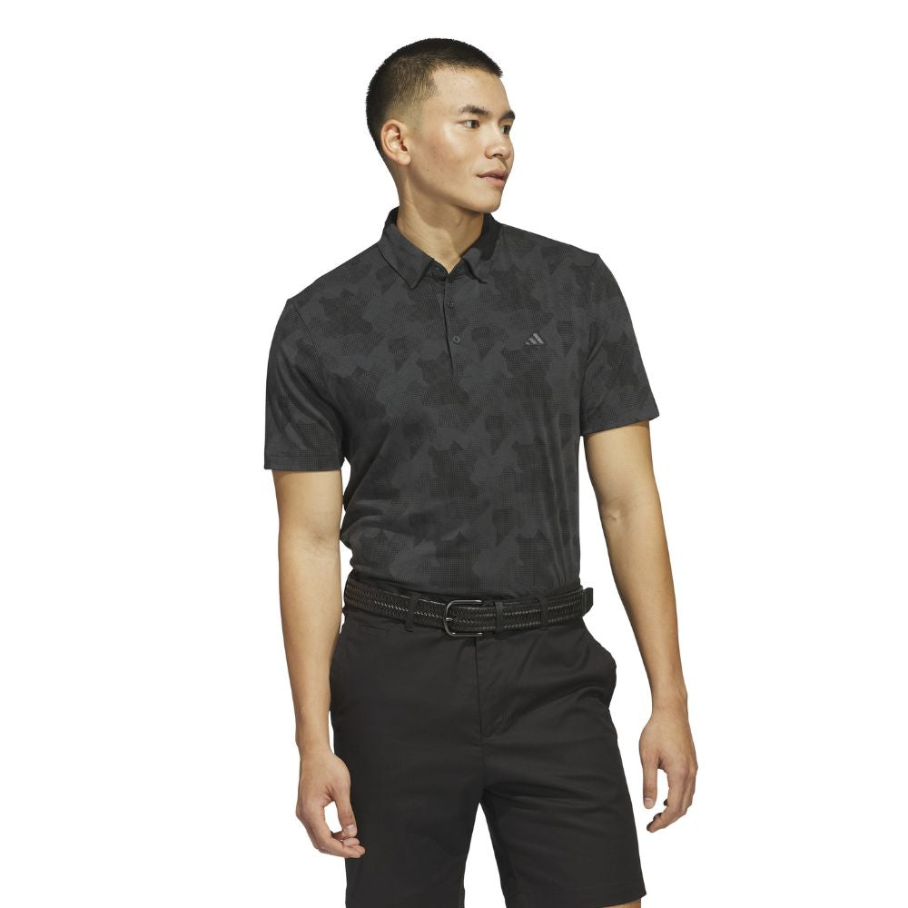 adidas Go-To Print Mens Golf Polo Shirt 2025 - JM5596