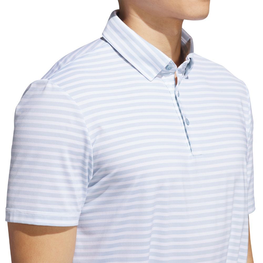 adidas Ultimate365 Stripe Mens Golf Polo Shirt 2025 - JP0475