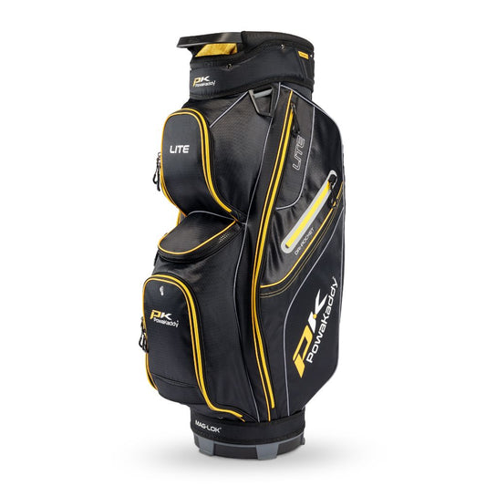 Powakaddy Lite Golf Cart Bag 2025 - Black / Yellow Black / Yellow