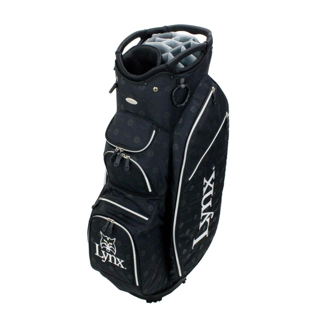 Lynx Golf Prowler Superlite 15 Way Cart Bag Black/Black/White  