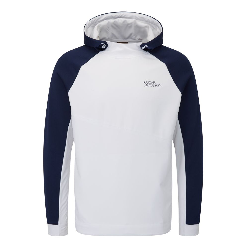 Oscar Jacobson Oakways Mens Golf Hoodie 2024 - White/Navy White / Navy M 