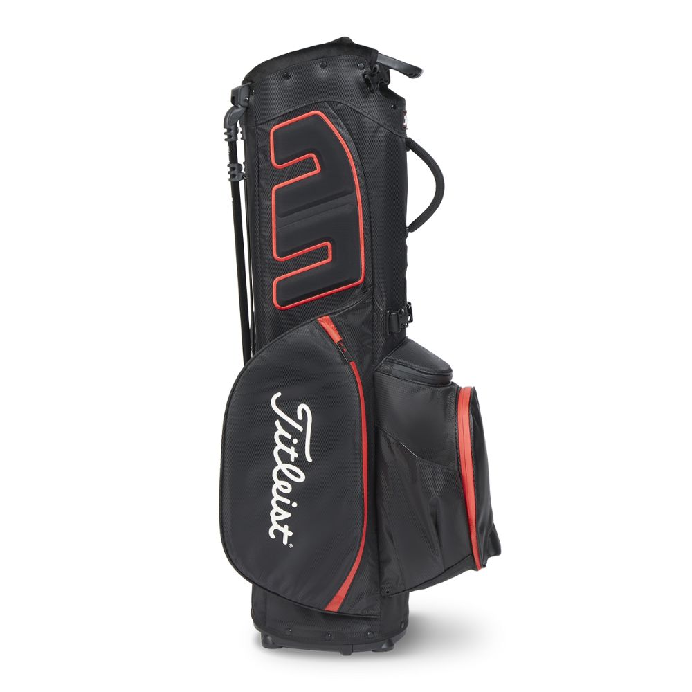 Titleist Players 5 StaDry Golf Stand Bag 2025 - Black / Red