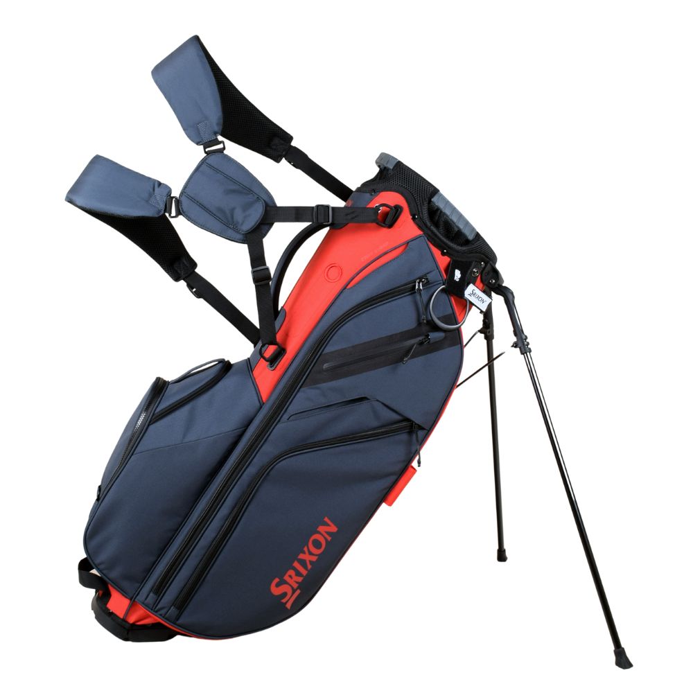 Srixon SRX Premium Golf Stand Bag 2025 - Slate / Red Slate / Red