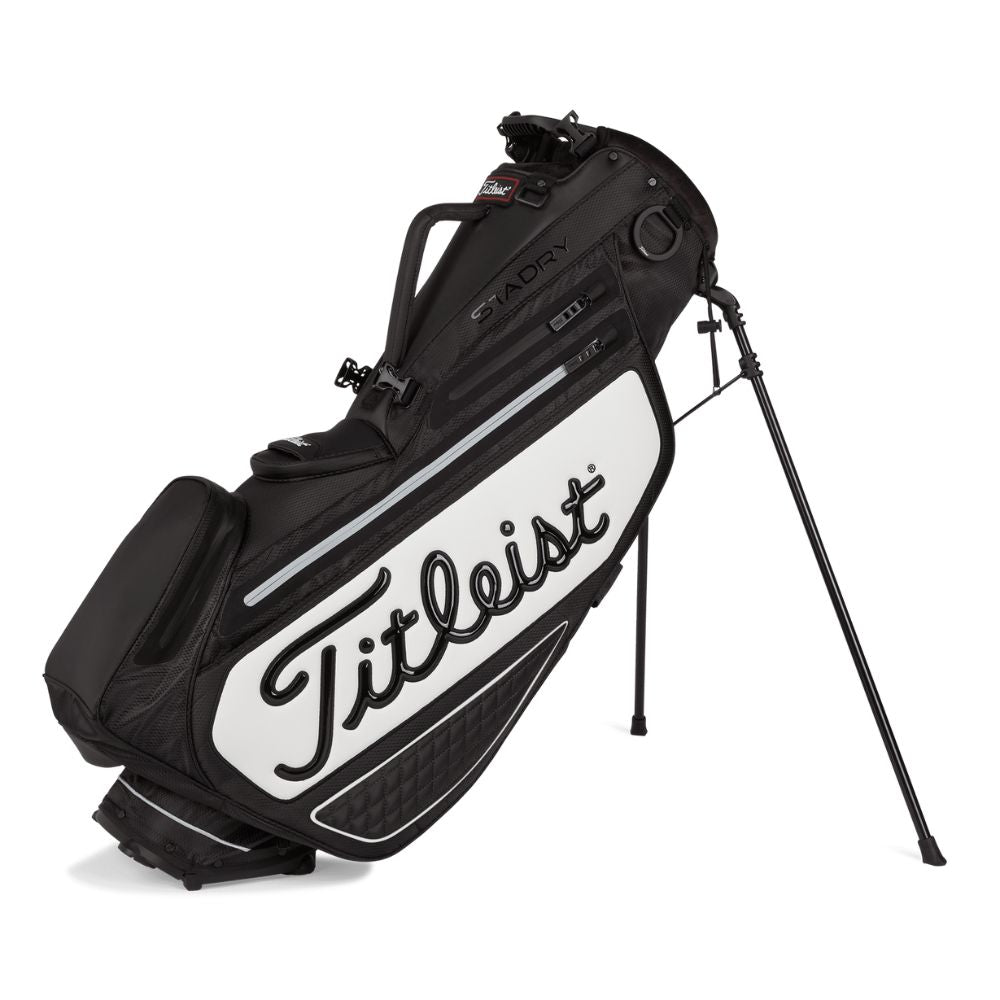 Titleist Tour Series Premium StaDry Stand Bag 2025 Black / White