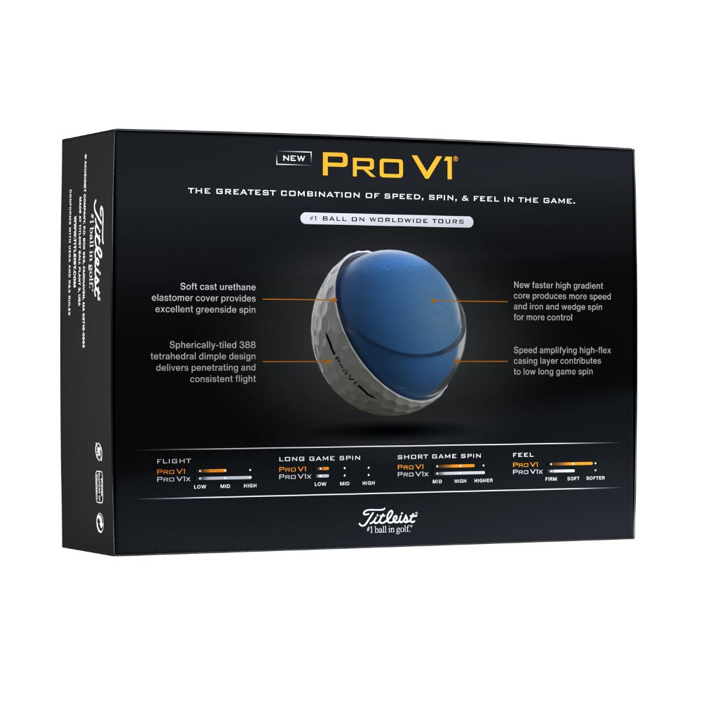 Titleist Pro V1 Golf Balls 2025 - White