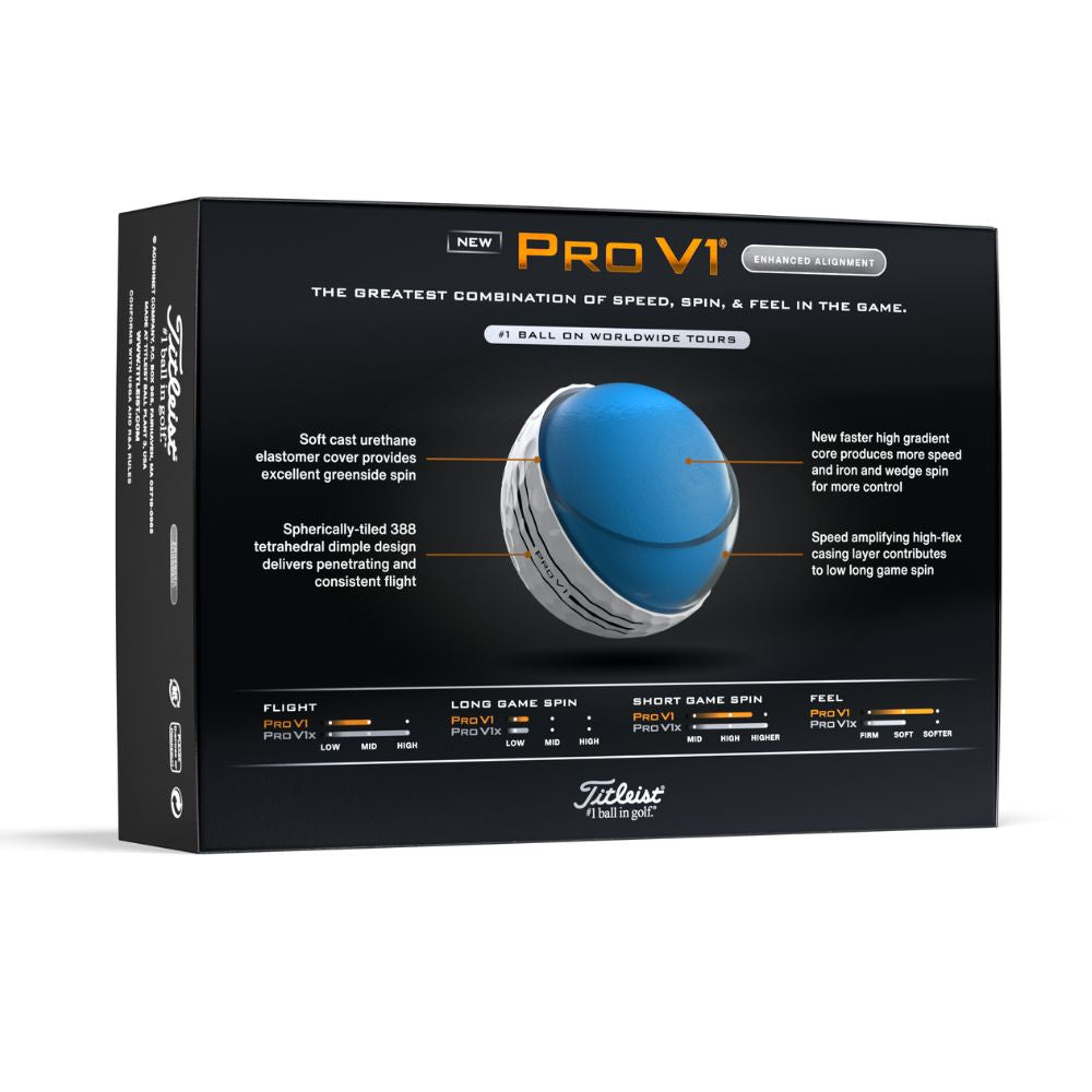 Titleist Pro V1 Align Golf Balls 2025 - White