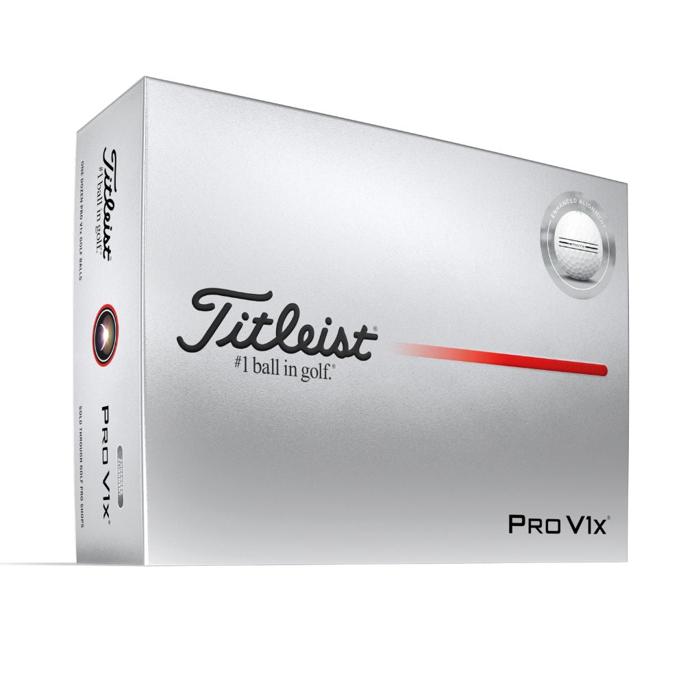 Titleist Pro V1x Align Golf Balls 2025 - White White