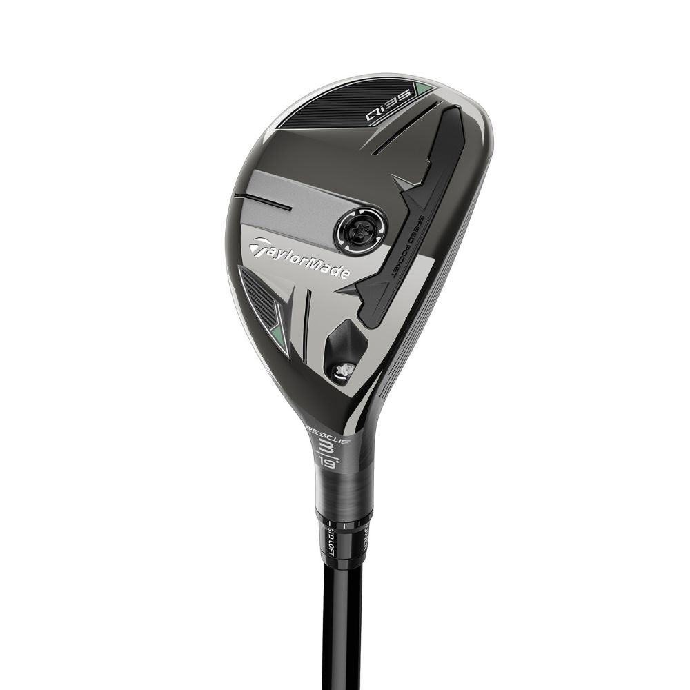 TaylorMade Qi35 Rescue Hybrid 2 Hybrid Stiff Flex Mitsubishi Kai'li Blue HY Dark Wave 95 Right Hand