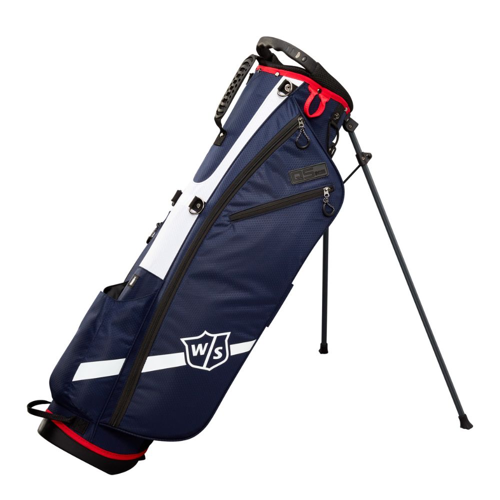 Wilson Staff Quiver Lightweight Stand Bag Navy / White / Red  