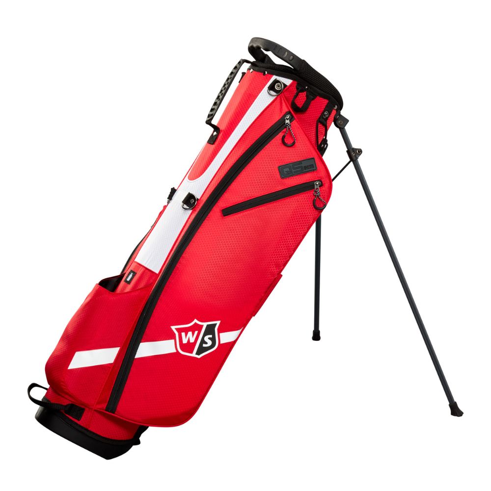 Wilson Staff Quiver Lightweight Stand Bag Red / White / Black  