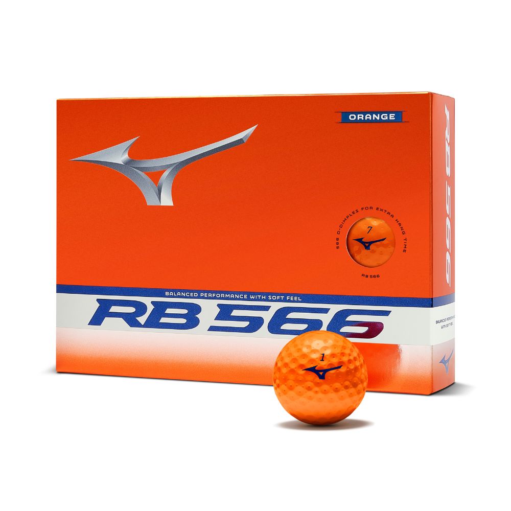 Mizuno RB 566 Golf Balls 2025 - Orange