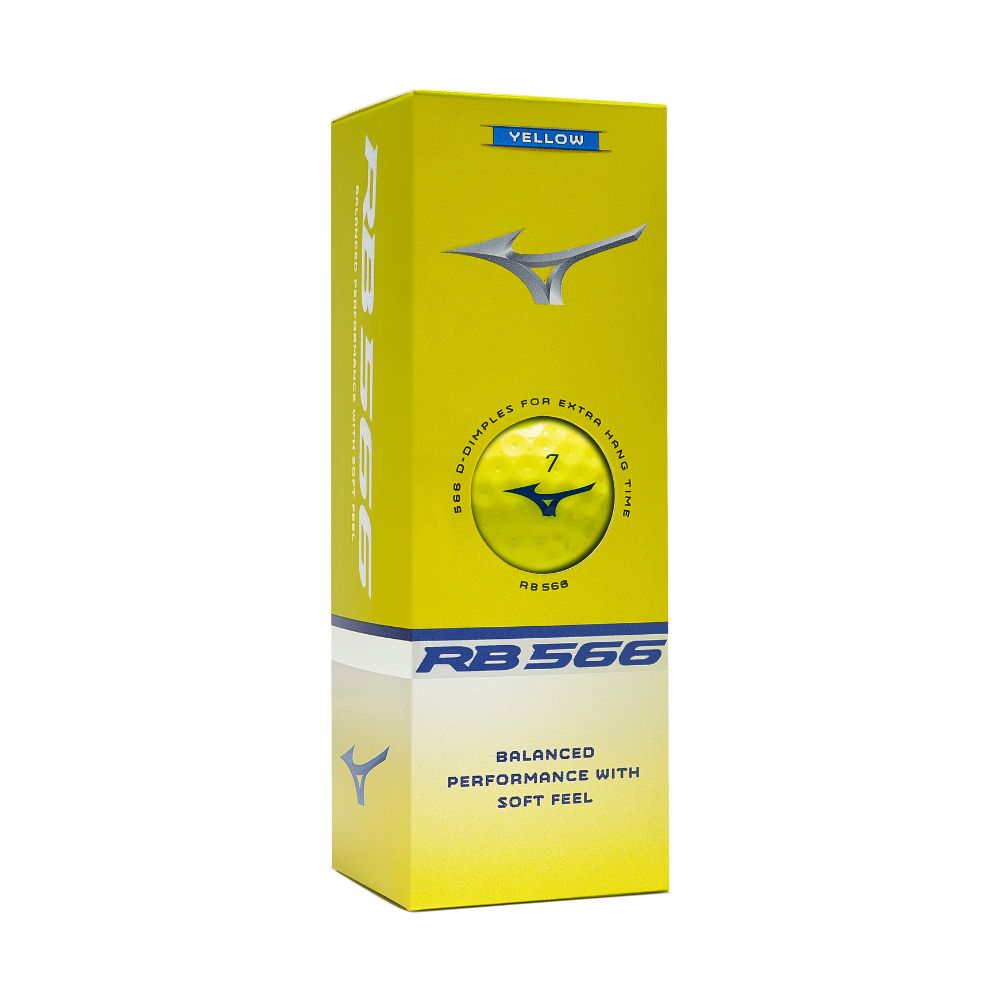 Mizuno RB 566 Golf Balls 2025 - Yellow