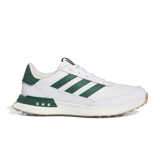 adidas Golf S2G Leather Spikeless Mens Golf Shoes IF0299 White / Green / Gum 8 