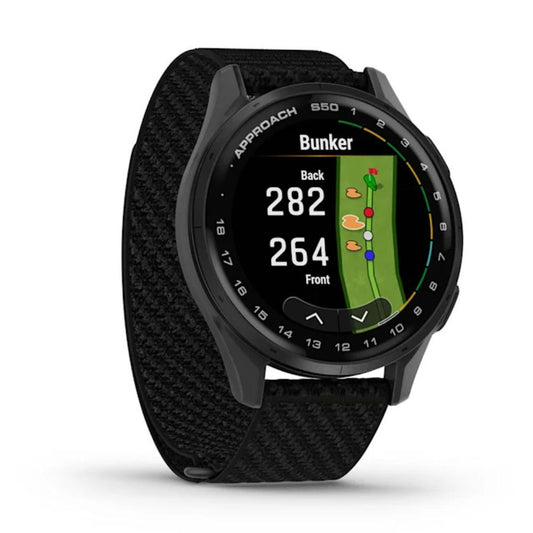 Garmin Golf Approach S50 GPS Golf Watch - Black Black