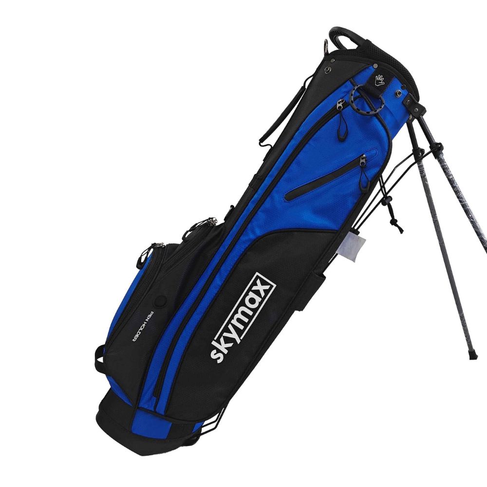 Skymax Mini Lightweight Golf Stand Bag Black / Royal  