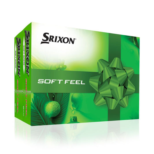 Srixon Soft Feel White Golf Balls - Xmas Double Dozen Packs White  