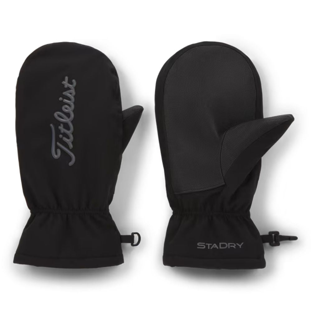 Titleist StaDry Golf Cart Mittens 2024 - Pair Black  